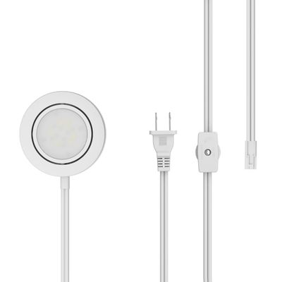 GETINLIGHT 2.75-Inch LED Puck Light, 1-Pack, 4000K, White