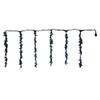 LEDwholesalers Chasing LED Cluster Hanging Garland Light with Multifunction Controller and Dark Green Wire, White, X074WH view 1