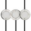 GETINLIGHT 2.75-Inch LED Puck Lights, 3-Pack, 4000K, Brushed Nickel view 1