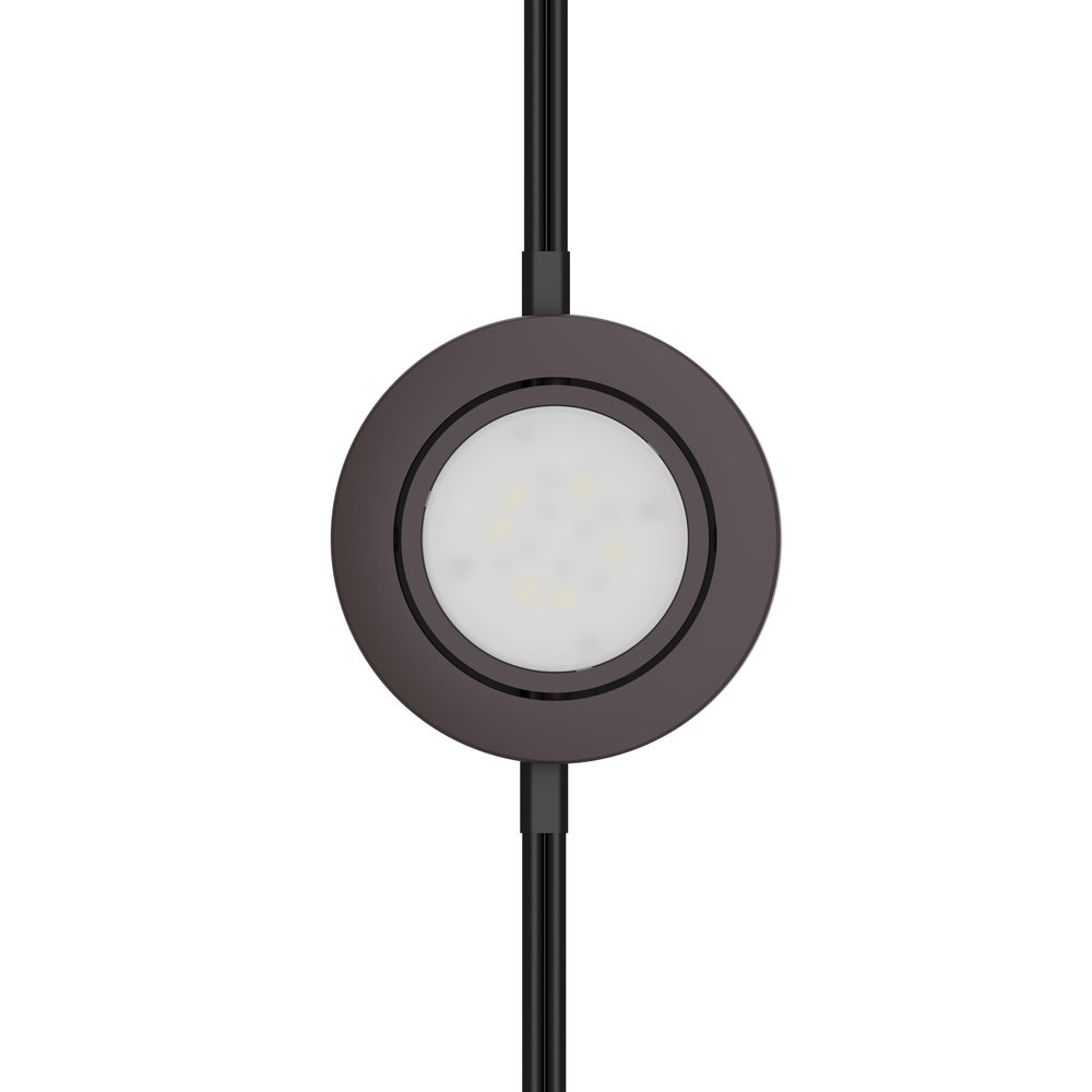 GETINLIGHT 2.75-Inch LED Replacement Puck Light, 1-Pack, 4000K, Bronze