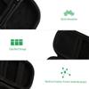 AGPTEK Carrying Case, EVA Zipper Carrying Hard Case Cover for Digital Voice Recorders, MP3 Players, Storage Holder for 3D Printing Pen, USB Cable, Earphones, Memory Cards, U Disk, Black view 4