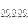 (5) Pack 1 Foot Right Angle DC Power 5.5mm x 2.1mm Patch Cables Wire Male to Male view 1