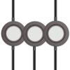 GETINLIGHT 2.75-Inch LED Puck Lights, 3-Pack, 4000K, Bronze view 1