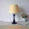 LIN XIAO HAO mayu Table Lamp with Switch Bedroom Bedside Lamp Simple Fashion Hotel Wood & Cloth Shade Desk Lamp view 1