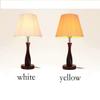 LIN XIAO HAO mayu Table Lamp with Switch Bedroom Bedside Lamp Simple Fashion Hotel Wood & Cloth Shade Desk Lamp view 4