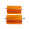 LM YN 100 Watt 1 Ohm 5% Electronic Aluminium Shell Resistors Gold Wirewound Resistor (Pack of 2) view 2