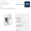 Grohe 19910000 Eurocube Single-Handle Volume Control Valve Trim Kit view 4