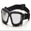 PYRAMEX I-Force Sporty Dual Pane Anti-Fog Goggle, Black Frame/Clear Anti-Fog Lens view 1