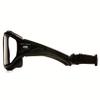 PYRAMEX I-Force Sporty Dual Pane Anti-Fog Goggle, Black Frame/Clear Anti-Fog Lens view 3