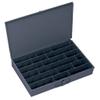 Durham 099-95-IND Gray Cold Rolled Steel Individual Adjustable Compartment Large Horizontal Box, 18" Width x 3" Height x 12" Depth view 1