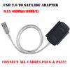 Warmstor SATA/PATA/IDE Hard Drive to USB 2.0 Adapter Converter Cable for 2.5" 3.5" Hard Disk HDD SSD with External AC Power Supply, Compatible with All Computer System PC Desktop Laptop view 2