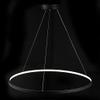 LightInTheBox Modern LED Chandelier 31.5" Ring Pendant Light Fixture Dimmable with Remote Control Minimalist Halo Dining Hanging Light Fixture Black for Living Room Dinning Room Bedroom (80cm) view 4