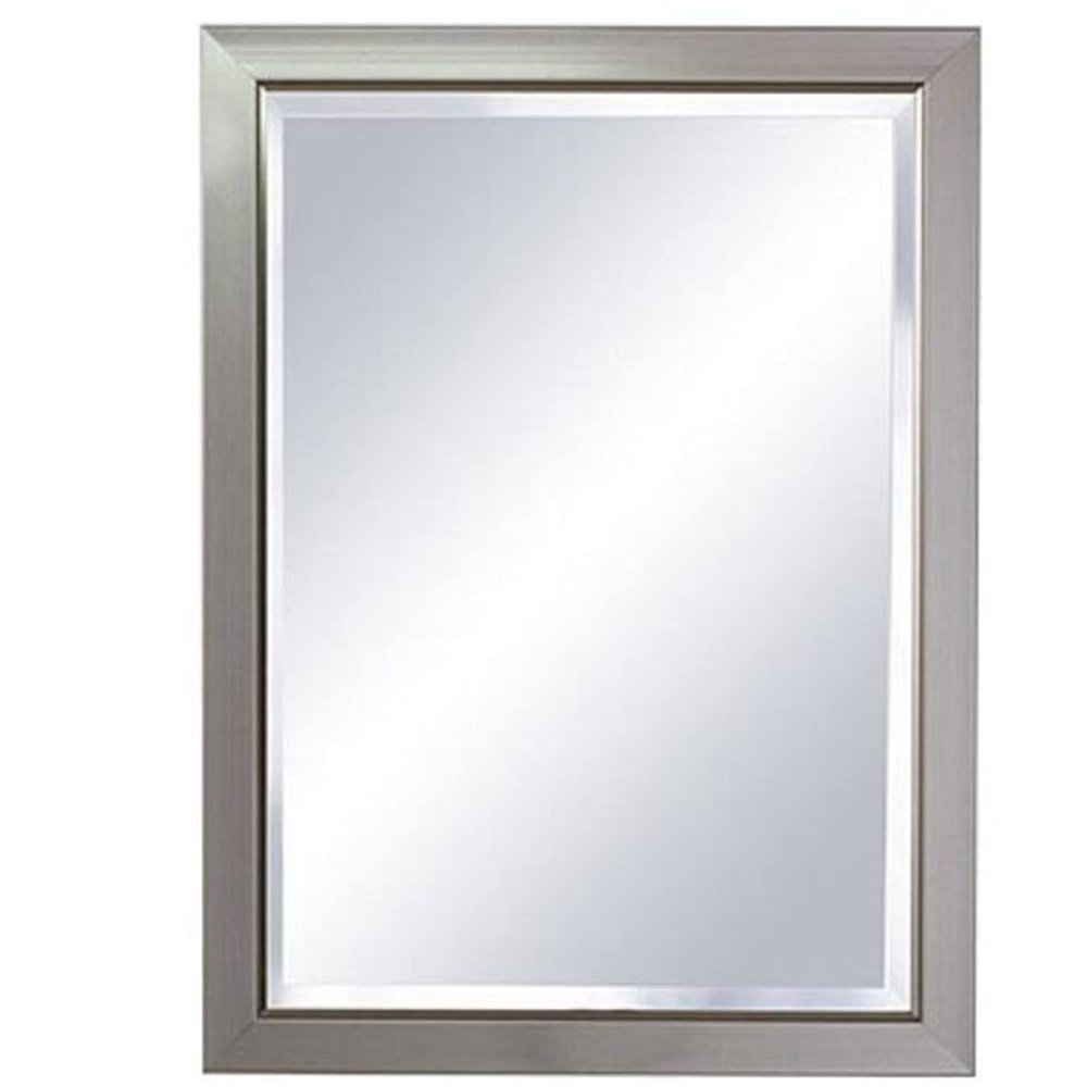 Bellaterra Home 808901 Mirrored Medicine Cabinet, 30"X22", Silver