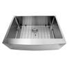 Nantucket Sinks APRON302010SR-16 30-Inch Pro Series Single Bowl Undermount Apron Kitchen Sink, Stainless Steel view 1
