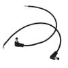 10pcs DC Tip Power Jack Connector Male Right Angle Cord Cable 5.5 x 2.1mm view 2