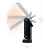 OttLite Folding Task Lamp, Black  Multi-Position Shade, Fold-Up Design, Portable Handle, Low Heat, Low Glare Illumination, Fits Desks & Workstations view 3