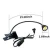 QUANS 5W 3 Colors LED Clip on Tube Flexible Work Desk Table Bed Light Black view 4