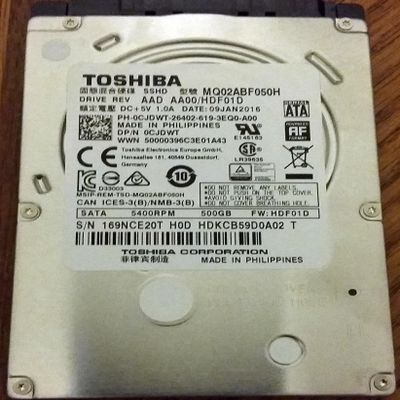 MQ02ABF050H - TOSHIBA MQ02ABF050H