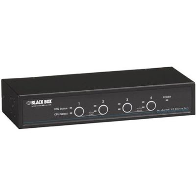 KV9704A - BLACK BOX CORP KV9704A 4 PORT DISPLAY PORT KVM WITH USB AND AUD