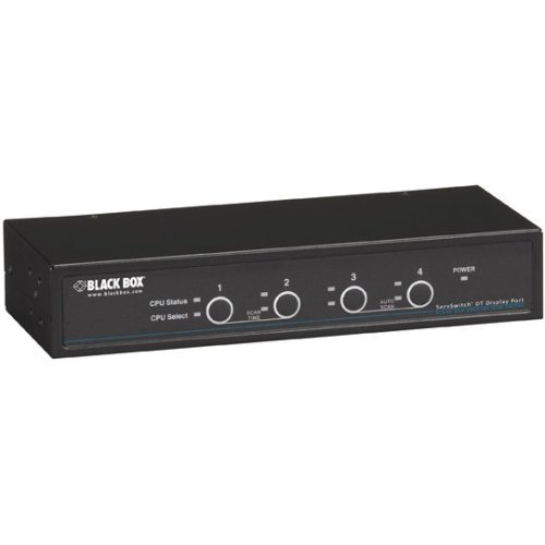 KV9704A - BLACK BOX CORP KV9704A 4 PORT DISPLAY PORT KVM WITH USB AND AUD