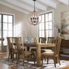 Benita Natural Wood 4-Light Orb Chandelier FD-3566-XNE view 2