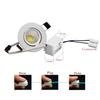 ZDPCYT Recessed Downlight 110V Dimmable 3WCOB CRI80 Spotlight Lamp Daylight 2 Inch Adjustable Angle Lighting Kits 5000K-5500K Ceiling Lights Pack of 4 With LED Driver view 4