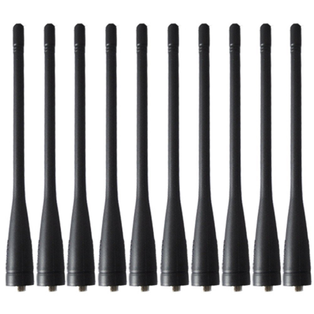 bestkong 10 X UHF Whip Antenna for Kenwood Two-Way Radio TK-3173 TK-3302 TK-3310 TK-3312 TK-3207G TK-3140 TK-3160 KRA-27