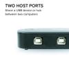 Plugable USB 2.0 Sharing Switch for One-Button USB Device Port Sharing Between Two Computers (A/B Dual Computer Switch) view 4