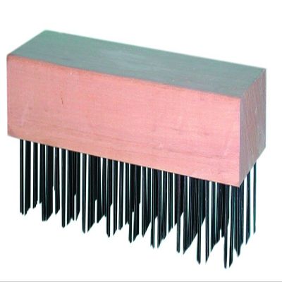 Magnolia Brush 101 Butcher Block Brush, Tempered Steel Wire Bristles, 1-1/4" Trim, 7-3/4" Length, Each