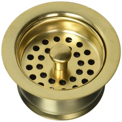 Jaclo 2831-SG Disposal Flange Strainer, Satin Gold, Satin Gold