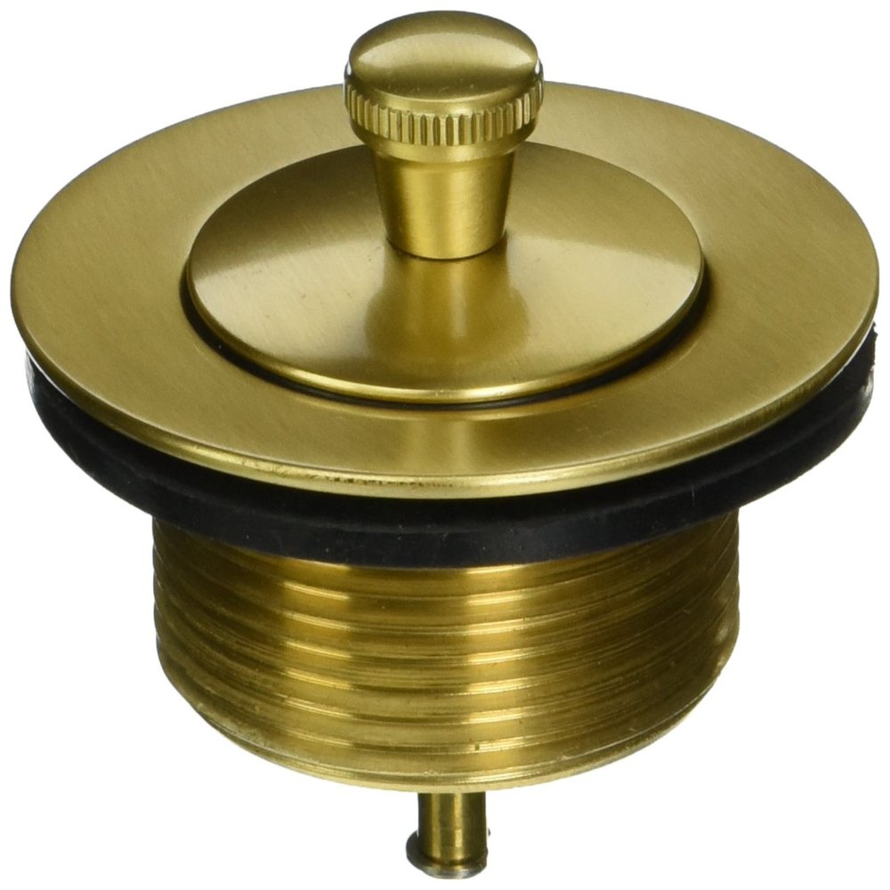 Jaclo 538-SB Lift and Turn Drain Strainer, Satin Brass