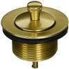 Jaclo 538-SB Lift and Turn Drain Strainer, Satin Brass view 1