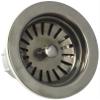 Jaclo 2807-BKN Adjustable Lutz Sink Strainer for Kitchen Sinks, Black Nickel, Black Nickel view 1