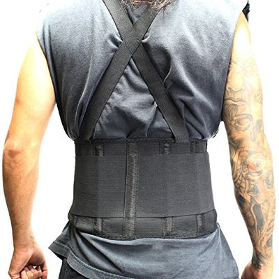 Perrini Pain Relief Support Belt Back Waist Gear Weight Lifting Belt New