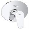 Grohe 19548002 Eurodisc Cosmopolitan Chrome Flush-Mount Shower Mixer, Silver view 1