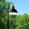 Cocoweb Blackspot 96" Outdoor LED Barn Post Light in Black with 12" Shade in Matte Black - BBSP12FB-2PB view 4