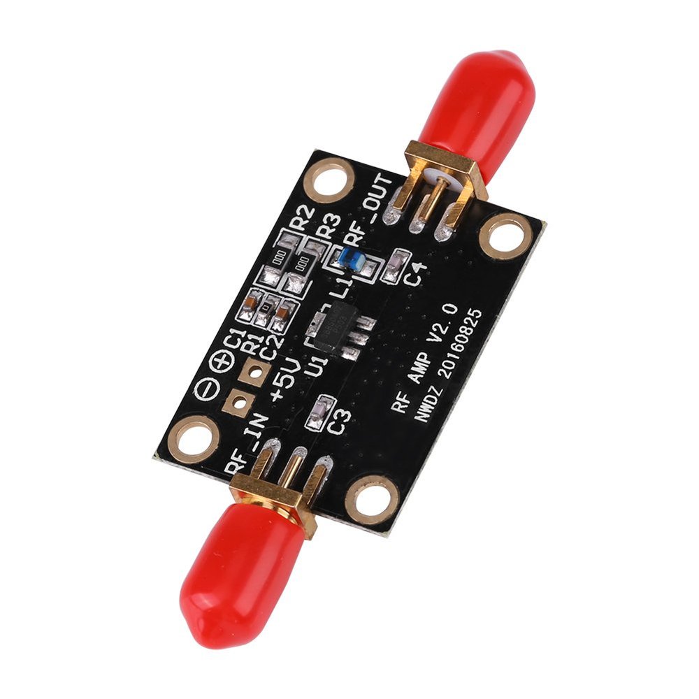 0.01-4GHZ 21DB Wideband LNA Amplifier Module High Gain Low Noise Amplifier for HAM Radio RTL SDR Broadband