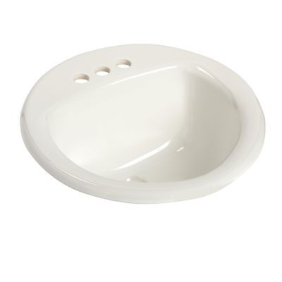 MANSFIELD PLUMBING PRODUCTS 239-4 Self Rim Lavatory, White