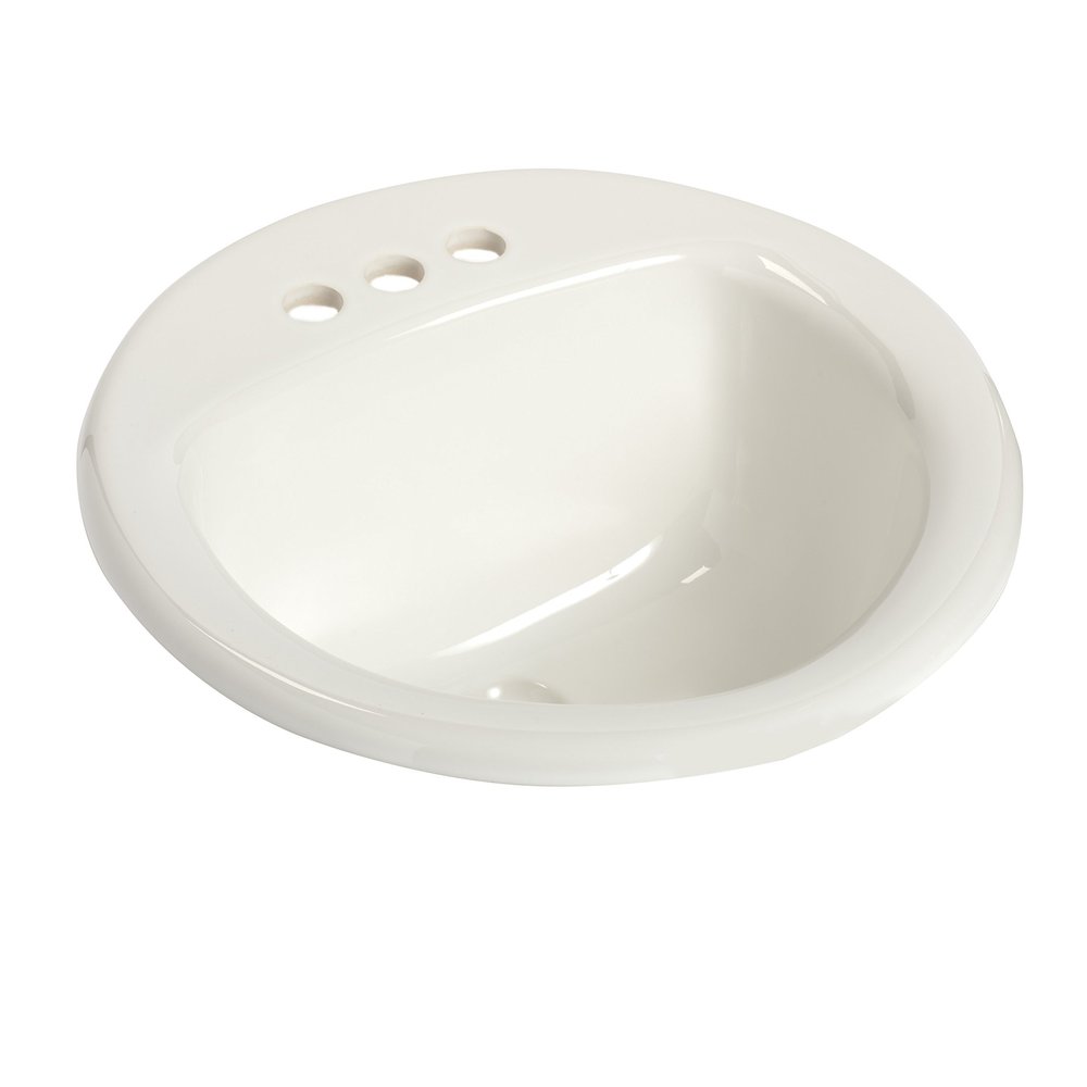 MANSFIELD PLUMBING PRODUCTS 239-4 Self Rim Lavatory, White