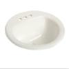 MANSFIELD PLUMBING PRODUCTS 239-4 Self Rim Lavatory, White view 1