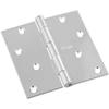 National Hardware N830-249 4 Square Corners Satin Nickel Door Hinge view 3