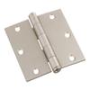 National Hardware N830-248 3-1/2 Sqaure Corners Satin Nickel Door Hinge view 1