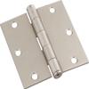 National Hardware N830-248 3-1/2 Sqaure Corners Satin Nickel Door Hinge view 4