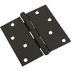 National Hardware N830-204 4 Square Corners Oil Rubbed Bronze Door Hinge view 1