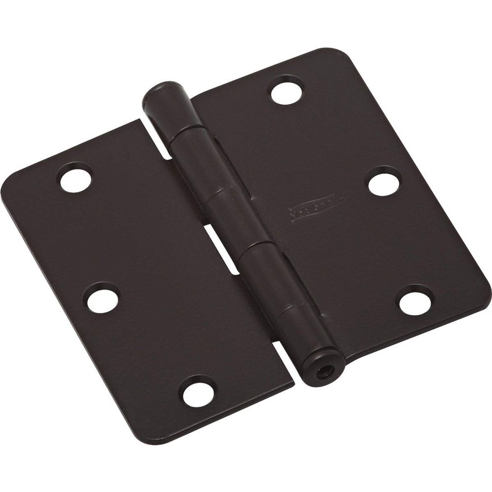 National Hardware N830-202 3 Round Corners Oil Rubbed Bronze Door Hinge