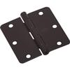 National Hardware N830-202 3 Round Corners Oil Rubbed Bronze Door Hinge view 1