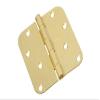 National Hardware N830-225 4 Round Corners Satin Brass Door Hinge view 2