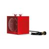 Stelpro Portable Construction Heater 4800W / 240V (3600W / 208V) 30A 250 V Plug Rugged Steel Housing Built-In Thermostat Safety Thermal Protection Heats Quickly (ASCH48T) Red view 1