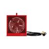 Stelpro Portable Construction Heater 4800W / 240V (3600W / 208V) 30A 250 V Plug Rugged Steel Housing Built-In Thermostat Safety Thermal Protection Heats Quickly (ASCH48T) Red view 2
