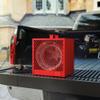 Stelpro Portable Construction Heater 4800W / 240V (3600W / 208V) 30A 250 V Plug Rugged Steel Housing Built-In Thermostat Safety Thermal Protection Heats Quickly (ASCH48T) Red view 4